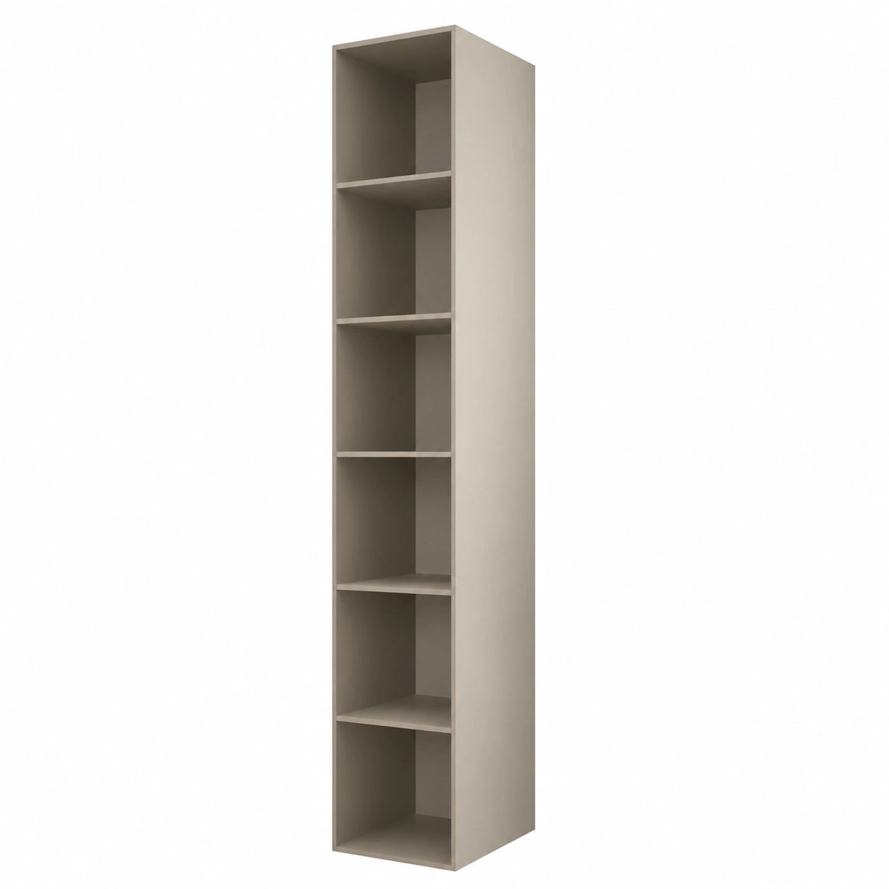 ABIKSMEBLE Libreria Moderna - Scaffale a Colonna Salvaspazio per Casa - 237x40x45cm - Colore Cashmere