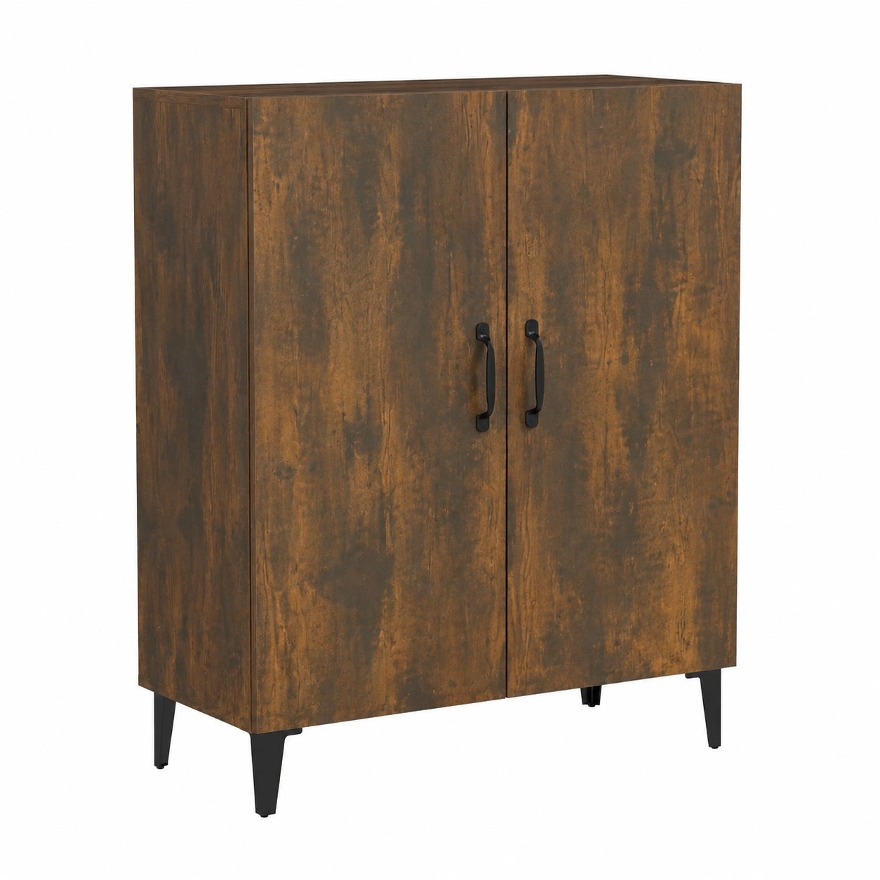 Mobiletto in Legno Multistrato Rovere Fumo 70x34x90 cm