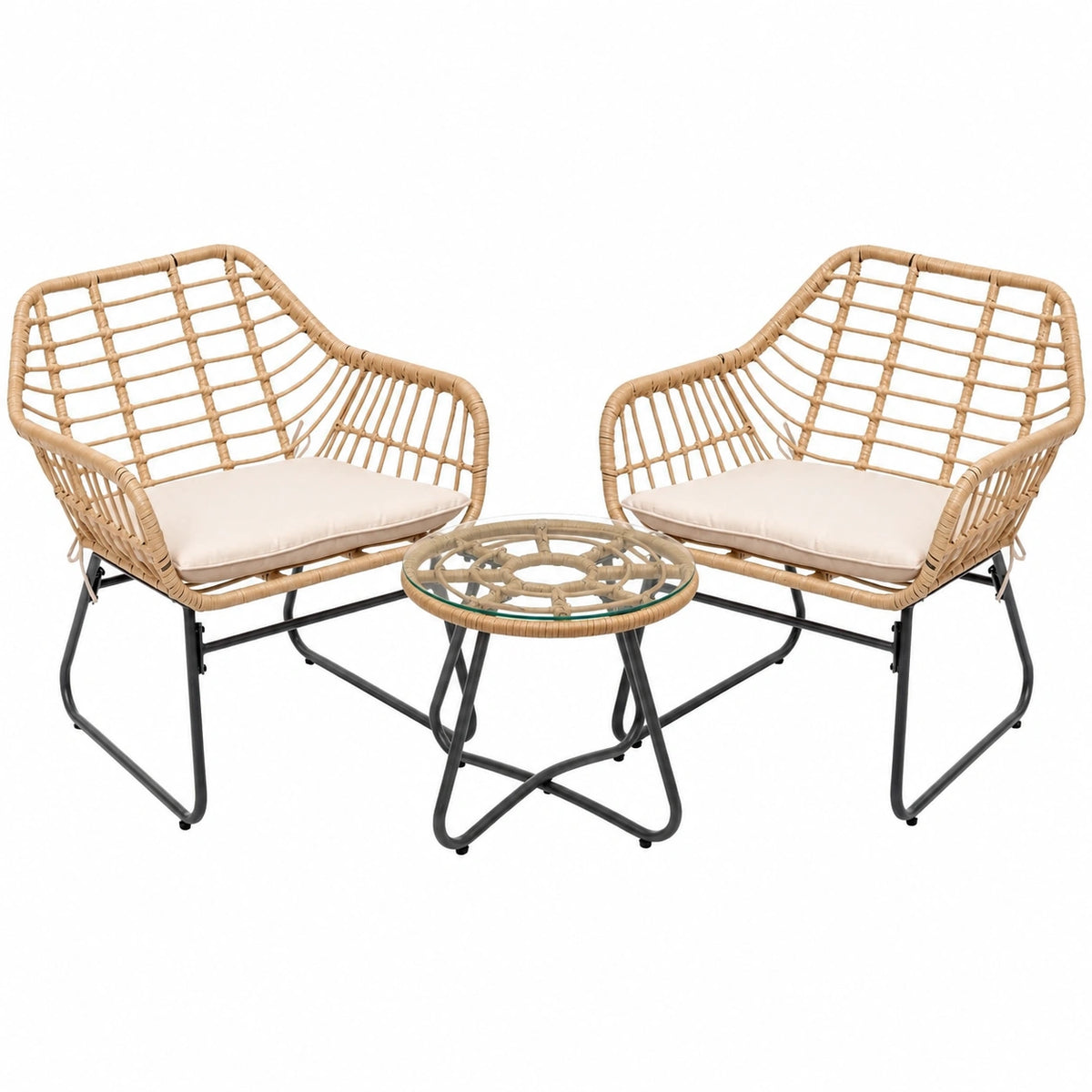 Set Giardino Lambada con Tavolo Rotondo Sesamo di Hespéride