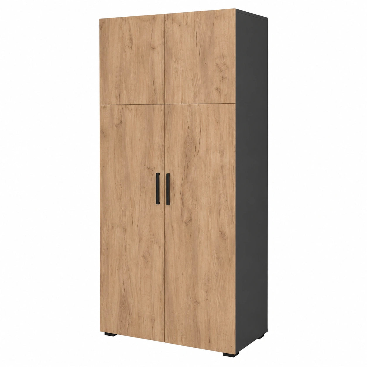 Vicco Libreria Frank in Antracite e Rovere Dorato, 80x183.8 cm, Ideale per Archiviazione Documenti