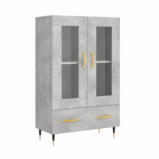 Dispensa Homgoday in Legno Multiuso per Soggiorno 69,5x31x115 cm