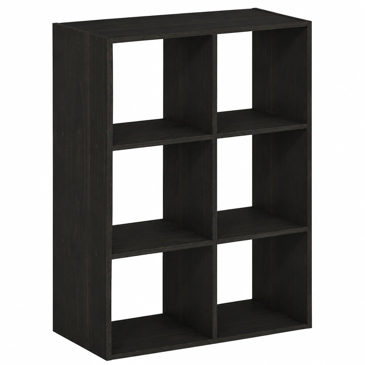 Furinno Pelli Scaffale Modulari 6 Cubi per Abiti e Armadi, Colore Espresso